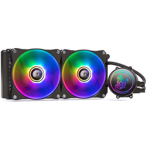 Kirin Computer CPU Water Cooling Radiator ARGB Fan 2