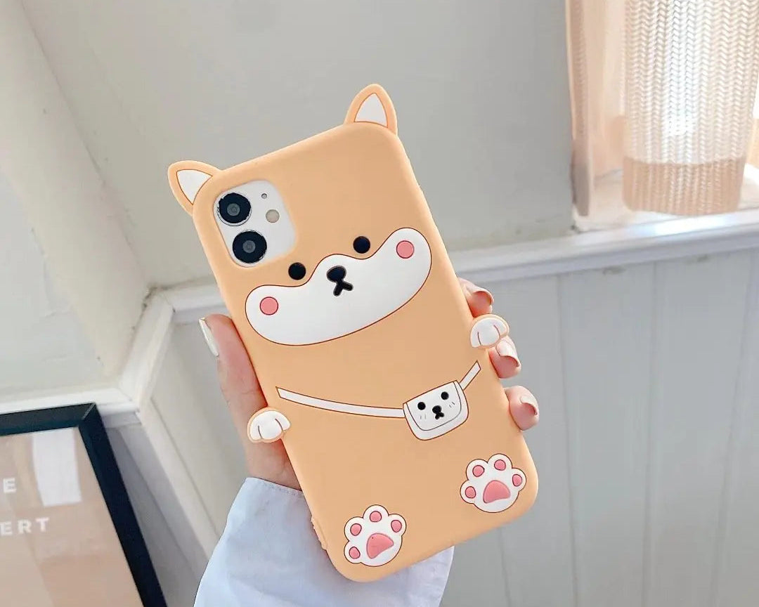 Chai Dog Silicone Phone Case for Apple Devices