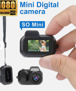 Retro Mini Camera With Screen 1080p