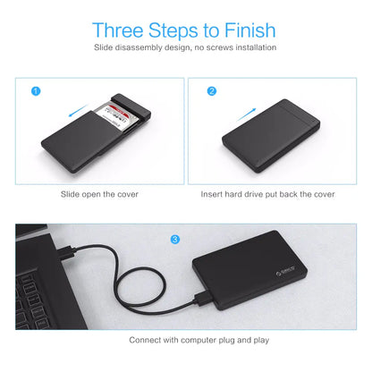 ORICO 2577U3 USB 3.0 2.5-Inch SATA SSD Enclosure