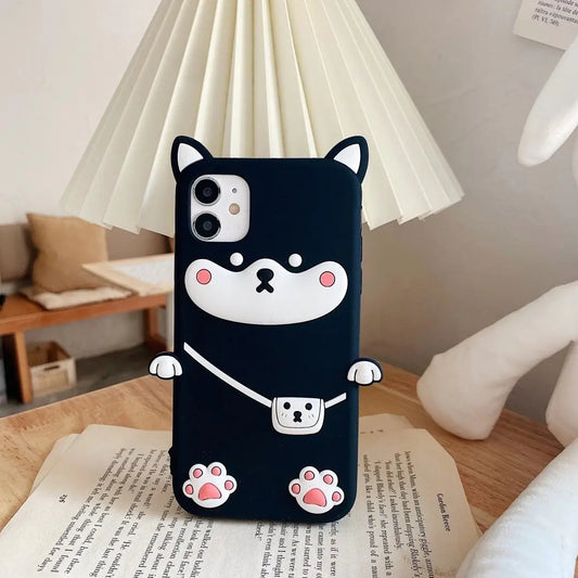 Chai Dog Silicone Phone Case for Apple Devices