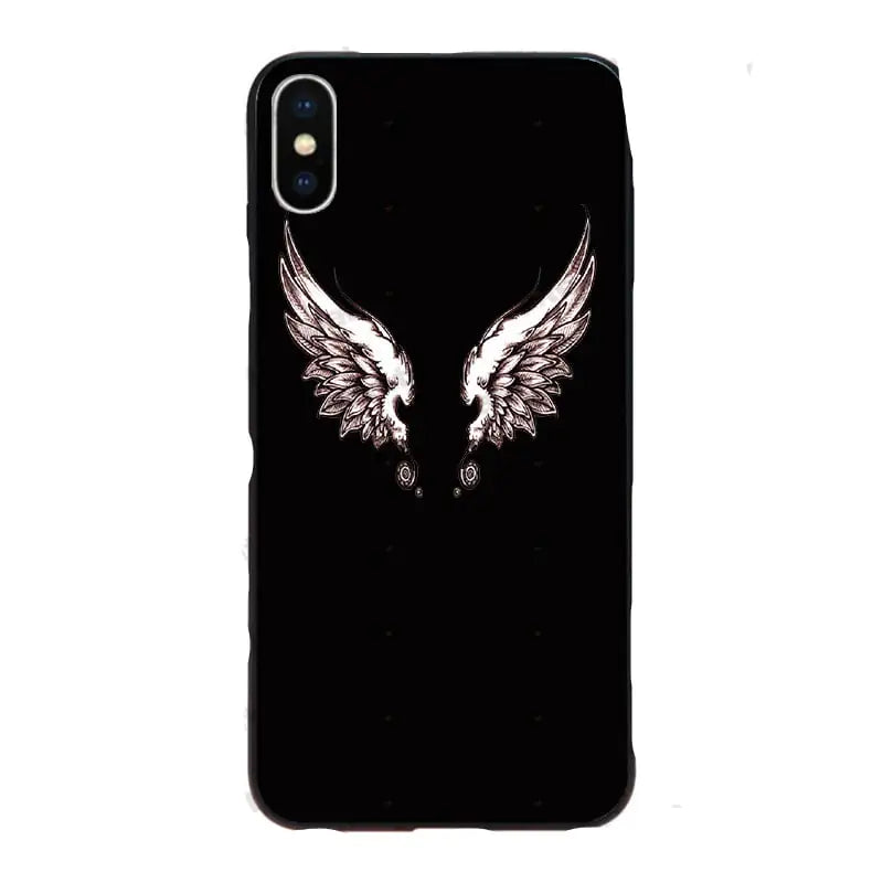Devil and Angel Wings Phone Case for Apple Devices