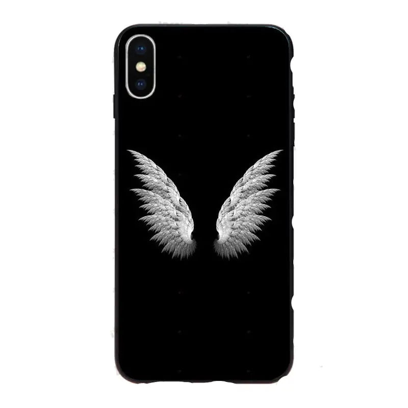 Devil and Angel Wings Phone Case for Apple Devices