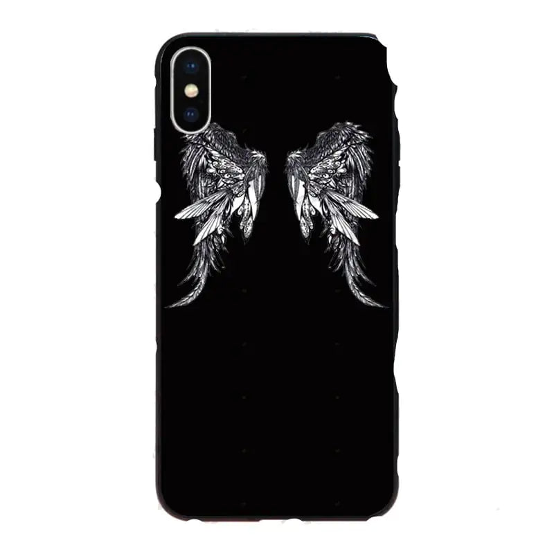 Devil and Angel Wings Phone Case for Apple Devices