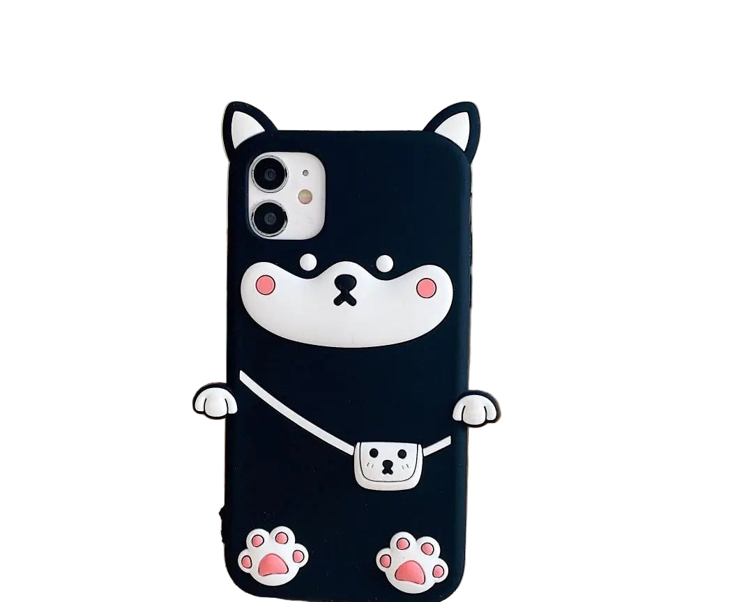 Chai Dog Silicone Phone Case for Apple Devices
