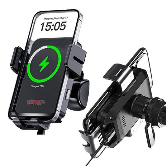 5 Core Magnetic Wireless Car Charger Mount