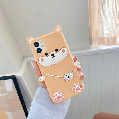 Chai Dog Silicone Phone Case for Apple Devices